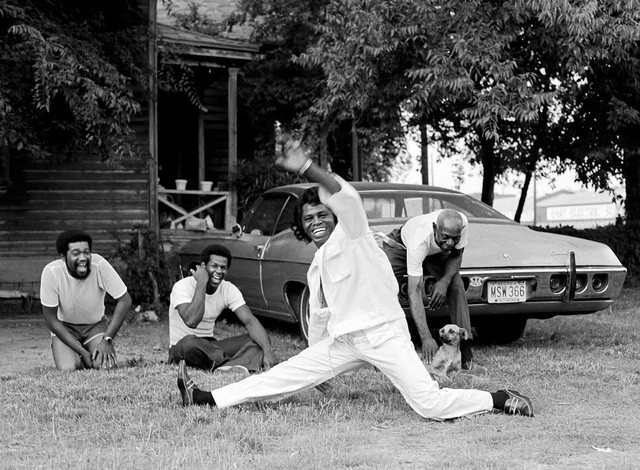 James Brown, nhảy break dance tại Augusta, Georgia, năm 1979.