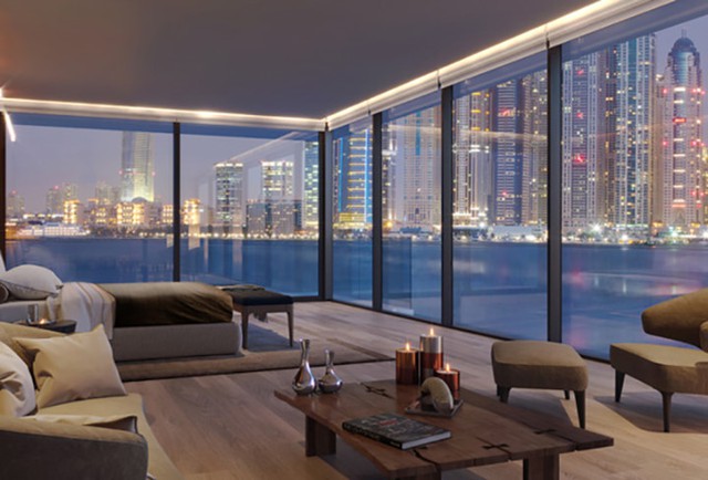 
Nội thất một trong những phòng ngủ của căn hộ đắt nhất Dubai.
