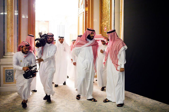 Thái tử Mohammed bin Salman, 32 tuổi với quyền lực đang dần được củng cố trong tay.