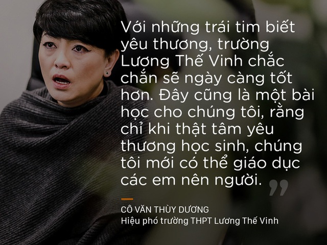 Nhưng cô Thùy Dương và cha mình luôn tin rằng, việc giữ gìn nó sẽ phụ thuộc nhiều vào học sinh và giáo viên trong trường.