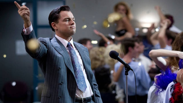 
Diễn viên nổi tiếng Leonardo DiCaprio là người thủ vai nhân vật chính trong bộ phim Sói già phố Wall.
