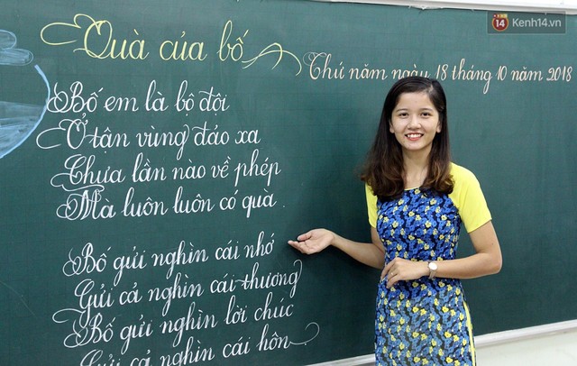 Gặp 18 cô giáo Quảng Trị viết chữ đẹp như vẽ tranh vừa gây sốt MXH: Học sinh trong trường chữ cũng siêu đẹp - Ảnh 3.