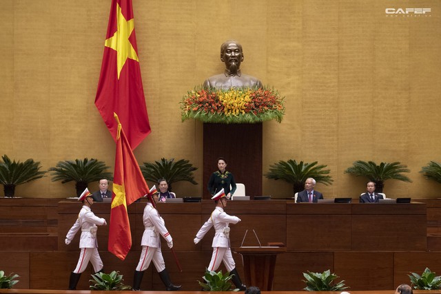 Những hình ảnh ấn tượng trong Lễ tuyên thệ nhậm chức của Chủ tịch nước Nguyễn Phú Trọng - Ảnh 2.