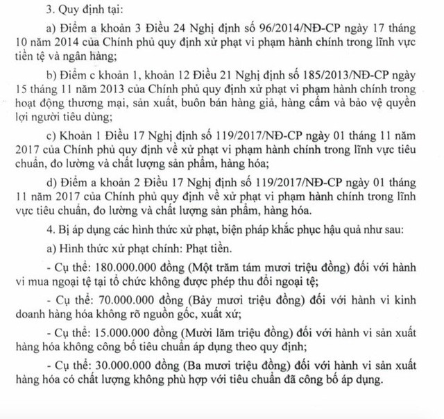  Bán 100 USD bị phạt 90 triệu ở Cần Thơ: Vì sao quyết định khám tiệm vàng có trước 6 ngày xảy ra vụ đổi tiền? - Ảnh 4.