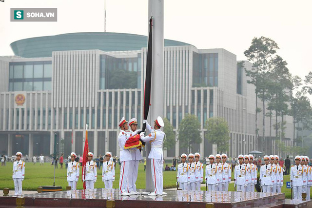  Lễ thượng cờ rủ quốc tang cố Tổng Bí thư Đỗ Mười - Ảnh 7.