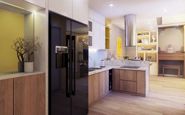 Chiêm ngưỡng những thiết kế bếp đẹp và hiện đại cho nhà chung cư - Ảnh 10.