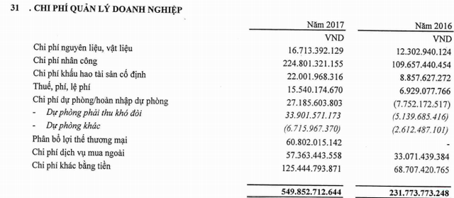 Gelex (GEX): Ghi nhận đột biến từ doanh thu tài chính, LNST năm 2017 trên 1.300 tỷ đồng, gấp đôi cùng kỳ - Ảnh 2.