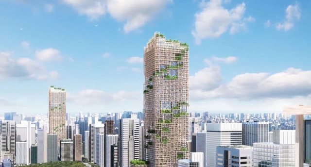 Nhật Bản lên kế hoạch xây tòa nhà chọc trời bằng gỗ cao nhất thế giới - Ảnh 1.