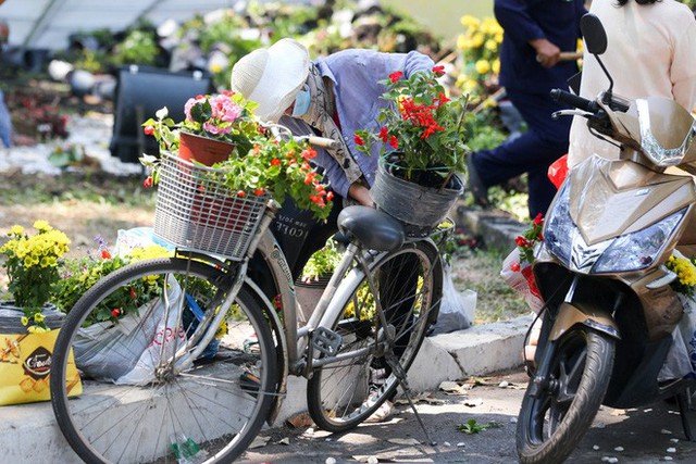  Bế mạc hội hoa xuân Tao Đàn, người dân mót lại hoa sắp cho vào xe rác - Ảnh 13.