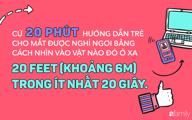 Bảo vệ mắt bé khi sử dụng các thiết bị điện tử bằng quy tắc 20-20-20 - Ảnh 3.