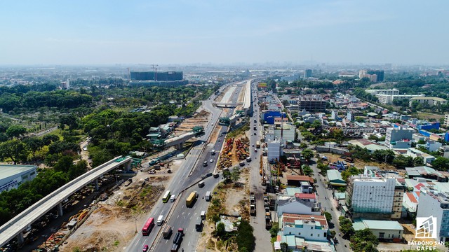 Toàn cảnh 20km tuyến đường sắt metro số 1 Bến Thành - Suối Tiên đang dần thành hình - Ảnh 12.