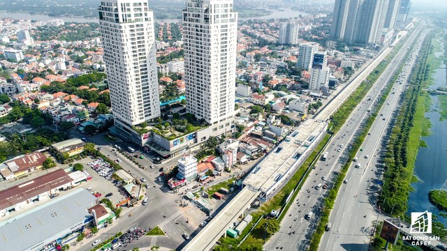 Toàn cảnh 20km tuyến đường sắt metro số 1 Bến Thành - Suối Tiên đang dần thành hình - Ảnh 9.