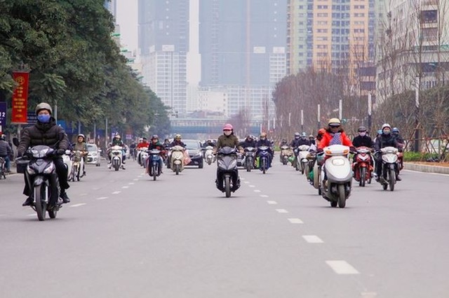Ngắm đường 10 làn xe đẹp nhất Việt Nam tại Hà Nội - Ảnh 2.