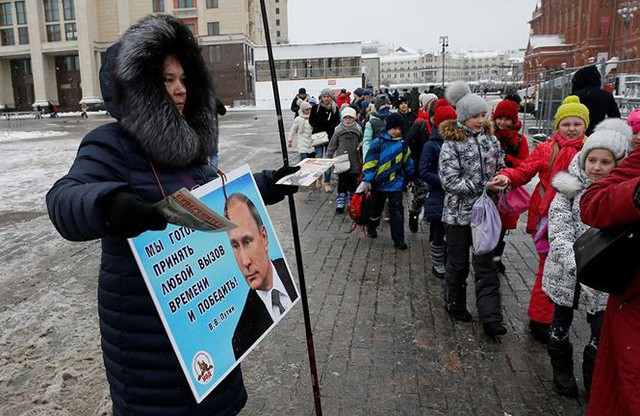 [CẬP NHẬT] 100 triệu cử tri Nga bắt đầu bỏ phiếu bầu Tổng thống - Ảnh 8.