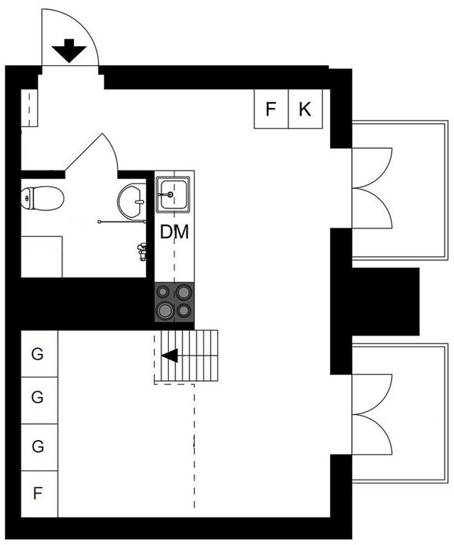  Căn hộ 34m2 như có phép màu lôi cuốn đến kỳ lạ  - Ảnh 12.