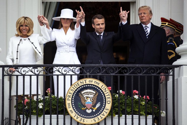 [Chùm ảnh] Quan hệ ấm áp của Tổng thống Pháp - Mỹ - Ảnh 10.