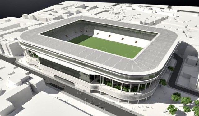 Bầu Hiển xây sân vận động Hàng Đẫy mới 250 triệu Euro trông như sân bóng Ngoại hạng Anh - Ảnh 2.