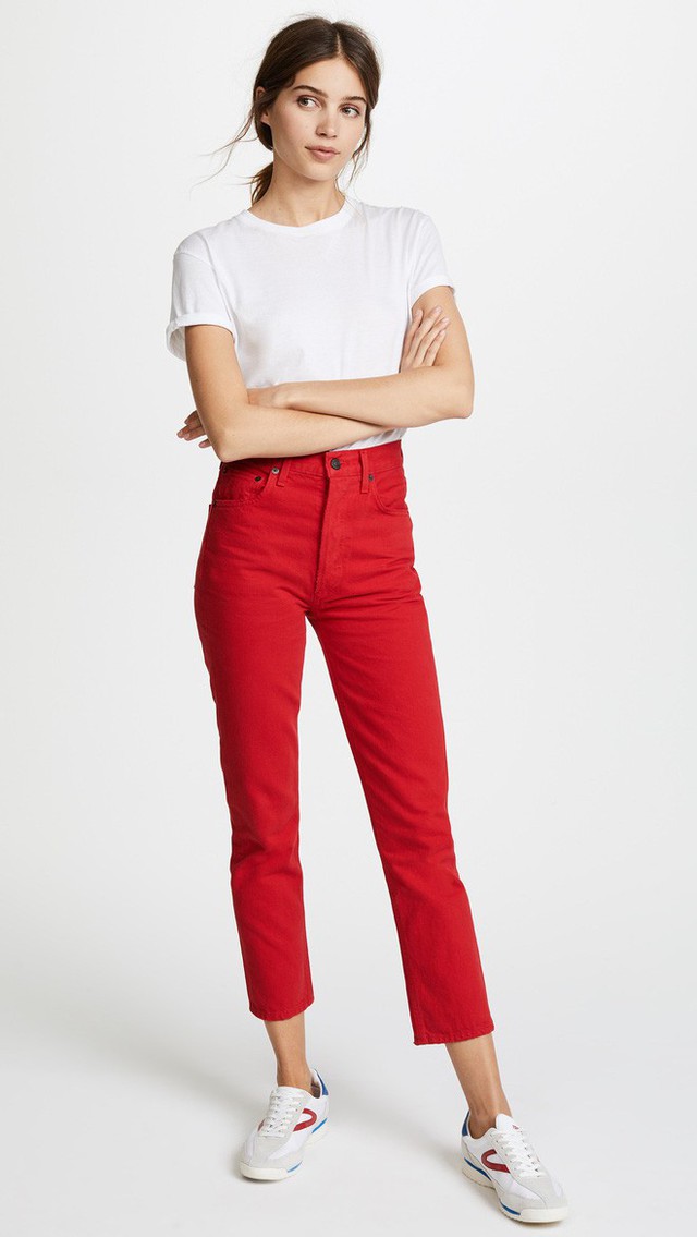 Zara cùng loạt thương hiệu khác lăng xê nhiệt tình mẫu quần jeans sắc màu trong hè này - Ảnh 7.