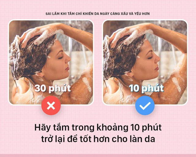 Đây là 5 sai lầm khi tắm mà nhiều người mắc phải khiến làn da xuống cấp trầm trọng - Ảnh 2.