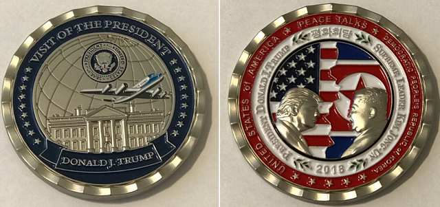 Website cửa hàng của Nhà Trắng sập vì nhu cầu mua xu kỷ niệm Trump – Kim - Ảnh 1.