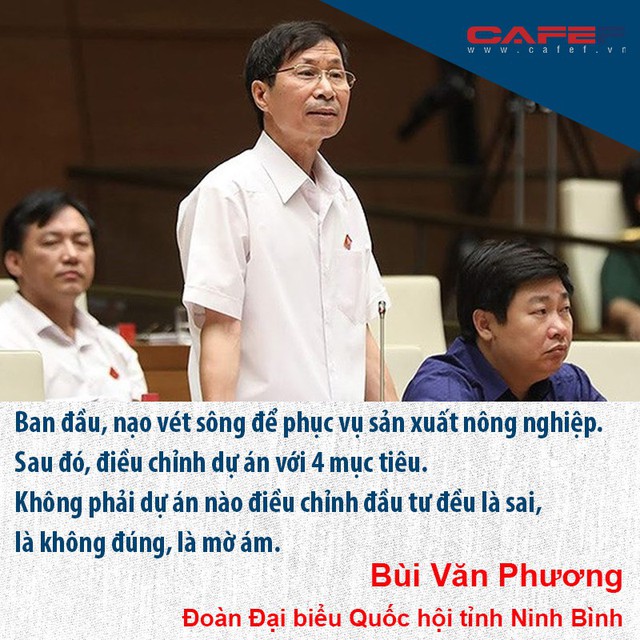 Những phát ngôn đáng nhớ về dự án nạo vét sông từ 72 tỷ đồng lên gần 2.600 tỷ đồng ở Ninh Bình - Ảnh 6.