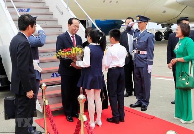 Hình ảnh Chủ tịch nước và Phu nhân thăm cấp Nhà nước tới Nhật Bản - Ảnh 2.