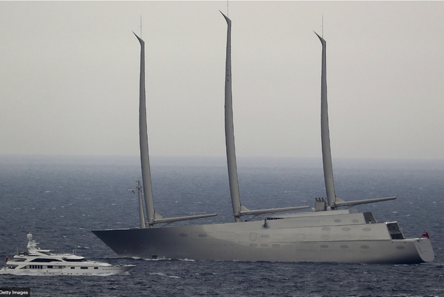 Chiêm ngưỡng siêu du thuyền lớn nhất thế giới của tỷ phú Nga: Công trình vĩ đại nhất khiến bất kỳ ai cũng phải choáng ngợp - Ảnh 1.