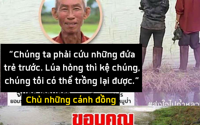 Những người hùng trong chiến dịch giải cứu đội bóng nhí Thái Lan: Lúa hỏng có thể trồng lại được, chúng ta phải cứu những đứa trẻ trước