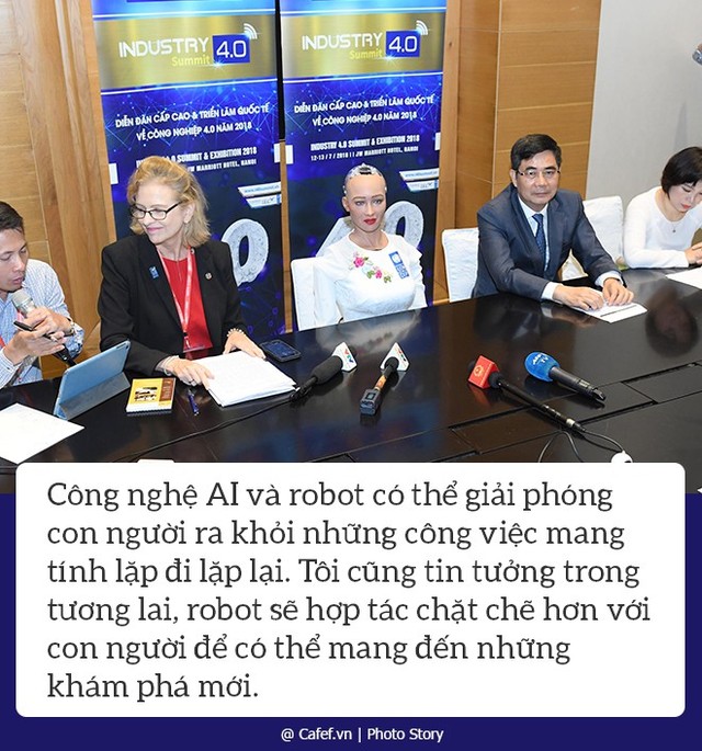 Robot Sophia nói gì về cách mạng công nghiệp 4.0 tại Việt Nam? - Ảnh 5.