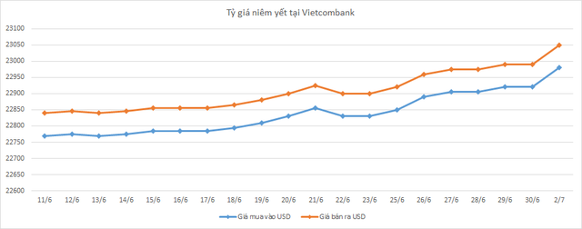 Giá USD tiếp tục được đẩy lên cao  - Ảnh 1.