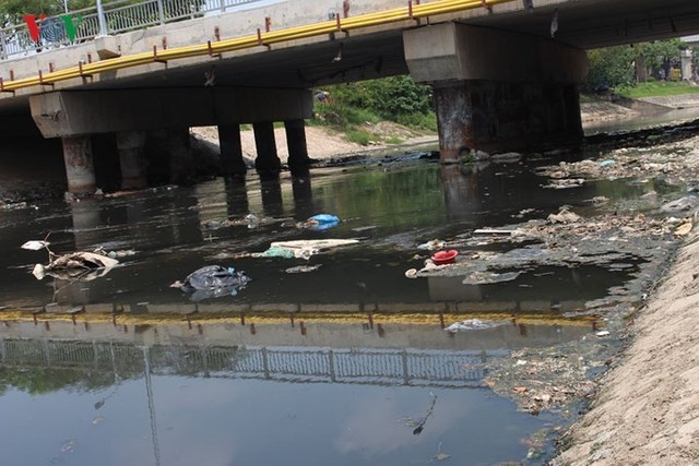 Sông Tô Lịch “hồi sinh” sau những ngày Hà Nội mưa lớn - Ảnh 9.