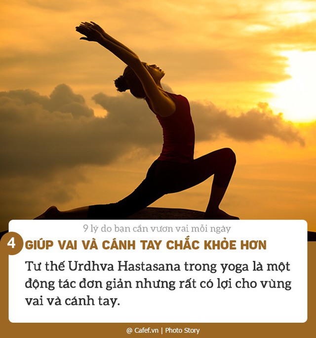 9 lý do bạn cần vươn vai mỗi ngày: Không chỉ giải phóng cơ mà còn giúp giảm đau thắt lưng và cho cánh tay chắc khỏe!  - Ảnh 4.