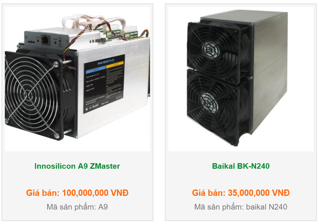 Đủ mức giá máy đào tiền ảo trên thị trường. Đủ mức giá máy đào tiền ảo trên thị trường.