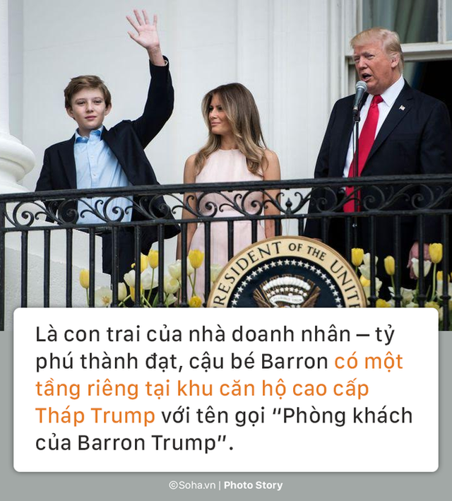 [PHOTO STORY] Con trai út của TT Trump: Thích vest, hay chơi golf, 12 tuổi cao gần 1,9m - Ảnh 6.