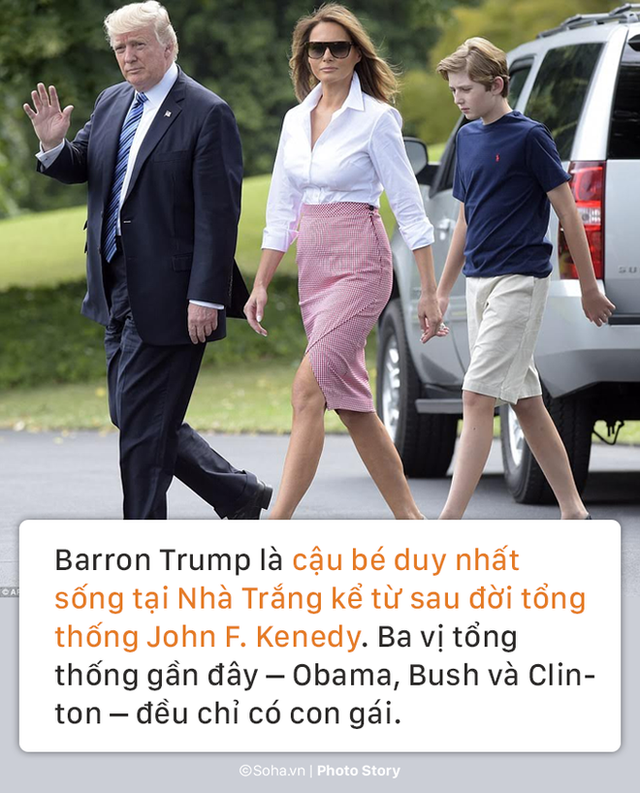 [PHOTO STORY] Con trai út của TT Trump: Thích vest, hay chơi golf, 12 tuổi cao gần 1,9m - Ảnh 7.