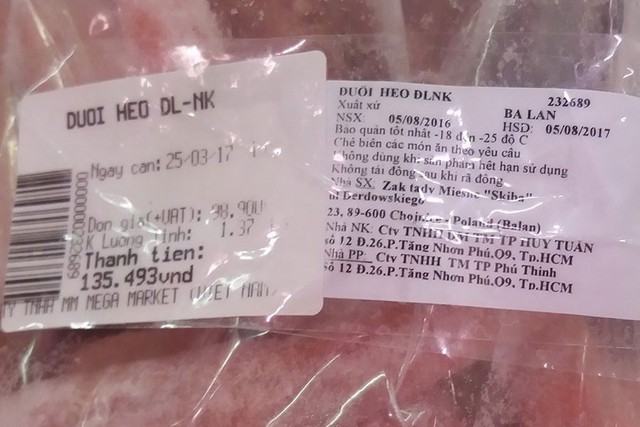 Lợn nội dư thừa, vẫn nhập trên 3.263 tấn thịt lợn ngoại mỗi tháng - Ảnh 1.