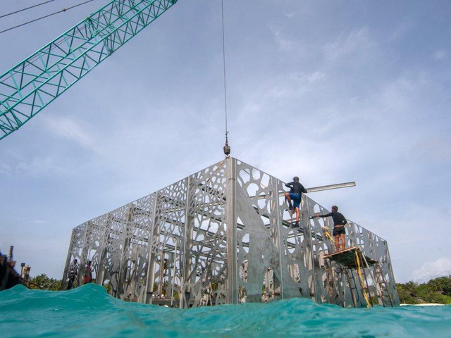 Khám phá phòng trưng bày nghệ thuật thủy triều độc đáo tại Maldives - thiên đường hạ giới ai cũng nên đến một lần trong đời - Ảnh 7.