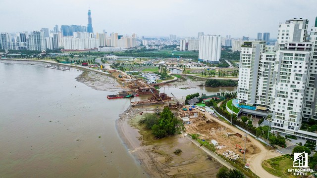  Cận cảnh cây cầu qua đảo Kim Cương đang khiến bất động sản quận 2 tăng giá - Ảnh 3.
