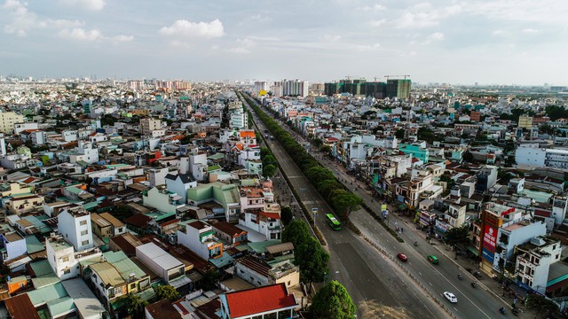 Toàn cảnh nút giao thông 3 tầng đầu tiên tại TP.HCM nhìn từ trên cao - Ảnh 17.