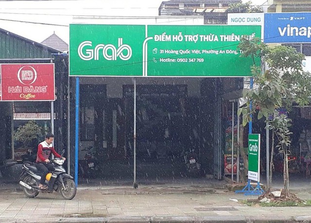 
Dù chưa được cấp phép nhưng Grabtaxi vẫn mở văn phòng tại Huế để hoạt động “chui”.
