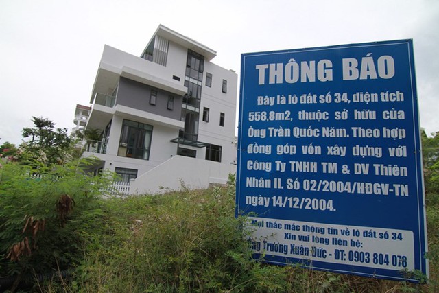 
Công ty TNHH Thương mại- dịch vụ Thiên Nhân II bán đất đã thế chấp ngân hàng cho nhiều người. Ảnh: TL
