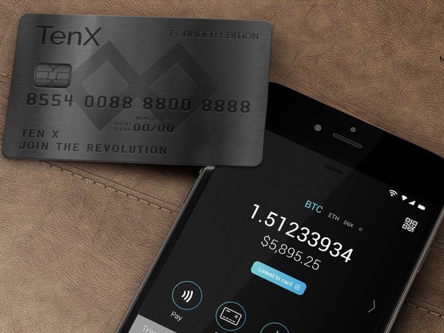 
8. TenX (Singapore) - Thẻ ghi nợ dùng tiền ảo - 80 triệu USD - Ảnh: TenX.
