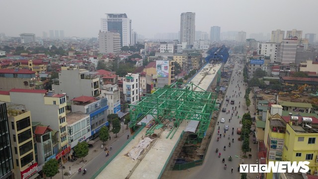 Ảnh: Đại công trường gần 10.000 tỷ đồng trên đường cong mềm mại ở Hà Nội - Ảnh 4.