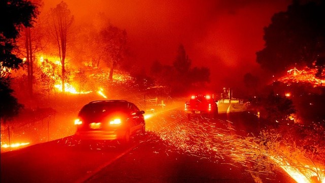 Hàng trăm căn nhà ở California bị thiêu rụi do cháy rừng - Ảnh 6.