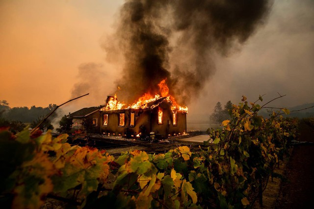 Cháy rừng dữ dội đe dọa hàng loạt nhà đắt đỏ ở California - Ảnh 4.