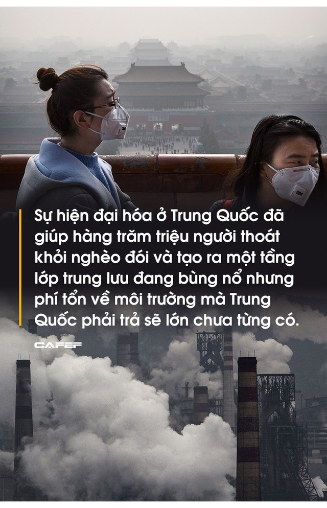 Hàng trăm triệu người thoát nghèo, kinh tế tăng trưởng thần tốc nhưng cái giá mà Bắc Kinh phải trả quá đắt: 80% các thành phố ô nhiễm, 1,2 triệu người  chết sớm vì ô nhiễm - Ảnh 2.