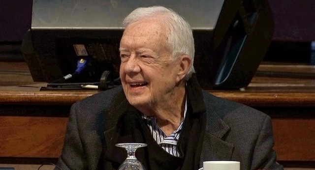 Cựu Tổng thống Jimmy Carter nói mừng khi đảng Dân chủ điều tra luận tội ông Trump - Ảnh 1.