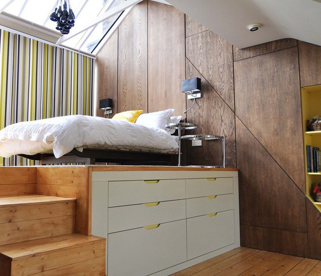 Những kiểu giường đột phá về thiết kế và sự tiện dụng cho phòng ngủ tý hon - Ảnh 7.