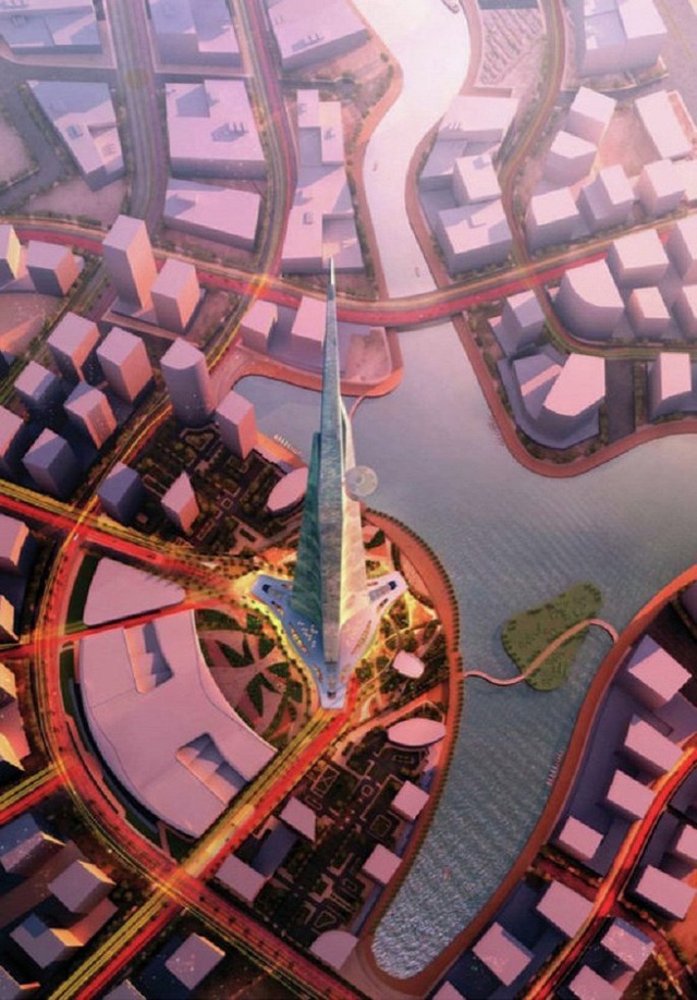 Jeddah Tower đang trong quá trình xây dựng tại thành phố Jeddah. (Ảnh: AMBS Architects)