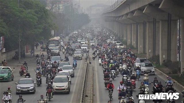 Hà Nội tiếp tục hoàn thiện đề án cấm xe máy nội đô năm 2030 - Ảnh 1.